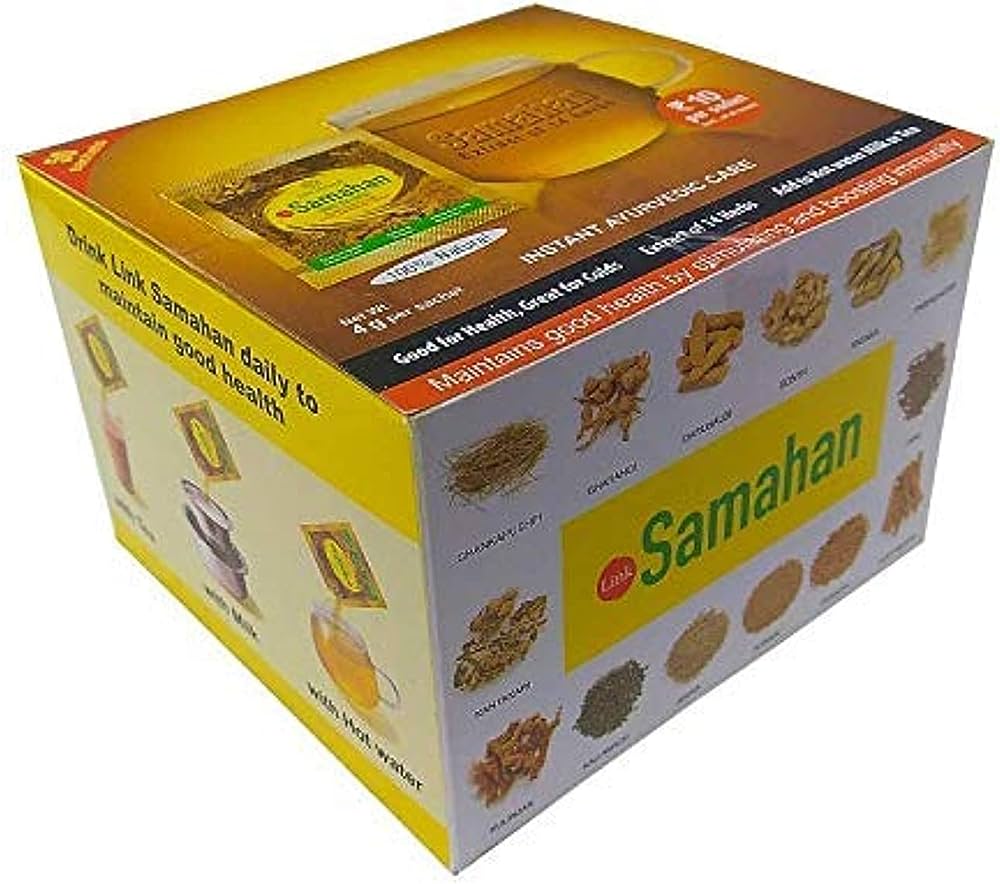 Samahan Herbal Extract Drink for Cold & Immunity, 50 Sachets – CareSoul