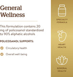 Solgar Policosanol 20mg Capsules