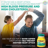 Bayer Aspirin Low Dose 81mg, Enteric Coated Tablets, 300 Tablets
