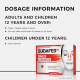 Sudafed PE Sinus Congestion Maximum Strength Non-Drowsy Decongestant Tablets, 36 ct