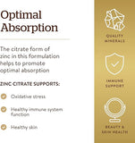 Solgar Zinc Citrate 30 Mg 100 Vigetable Capsules