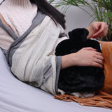 CareSoul Ultra Premium Silicon Hot Water Bottles, with Supersoft Faux Fur Cover (2 litre Size)