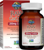 Garden of Life Raw CoQ10, 60 Capsules