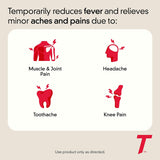 Tylenol Caplets for Adults, Acetaminophen Extra Strength, Pain Reliever/Fever Reducer, 500mg
