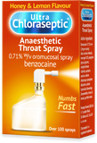 Ultra Chloraseptic Anaesthetic Throat Spray for Numbing Throat, Mouth Spray 15ml