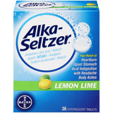 Alka Seltzer 36 Effervescent Tablets, for Anti Hangover, Heartburn, Acidity