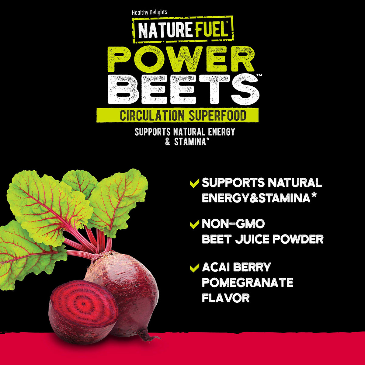 Nature Fuel Power Beets Superfood Supplement 60 Servings CareSoul