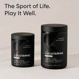 Sports Research L-Glutamine Unflavored Powder for Gut Health and Workout Recovery 1.1 lbs