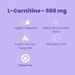 NOW Foods Acetyl-L-Carnitine 500mg Veg Capsules