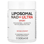 Codeage Sport Liposomal NAD+ ULTRA Advanced Anti-Aging Resveratrol Capsules