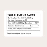 THORNE Creatine Monohydrate Powder, 5g per Serving, 30 Servings