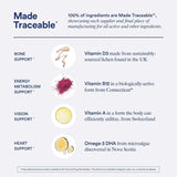 Ritual Multivitamin for Men 50+, Vegan Immune Support with Zinc Vitamin A D3 Omega-3 DHA