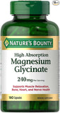 Nature's Bounty Magnesium Glycinate 240mg