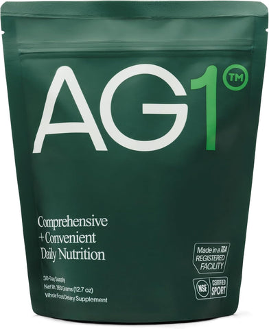 AG1 Greens Powder Supplement, Daily Foundational Nutrition 30 Day Supply, 360g