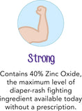 Desitin Maximum Strength Baby Diaper Rash Cream 40% Zinc Oxide Hypoallergenic Paste