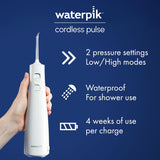 Waterpik Cordless Pulse Water Flosser, White