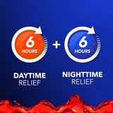 Vicks DayQuil & NyQuil Intense Flu Liquid Multi-Symptom Relief Cherry Flavor