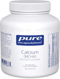 Pure Encapsulations Calcium MCHA 600mg, 180 Capsules
