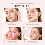 Medicube PDRN Caffeine Overnight Wrapping Peel Off Facial Mask Firming Depuffing Hydration