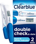 Clearblue Digital Pregnancy Test Combo Pack, 2 Tests, 1 Digital & 1 Rapid Detection, Accurate Results