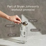 Blueprint Bryan Johnson Hydrolyzed Collagen Peptides Powder 20g, 30 Servings