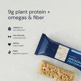 Blueprint Macadamia Nut Protein Bar White Cocoa 9G Plant Protein 12 Pack