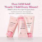 Medicube PDRN Caffeine Overnight Wrapping Peel Off Facial Mask Firming Depuffing Hydration