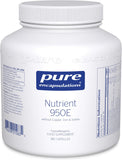 Pure Encapsulations Nutrient 950E Without Cu, Fe and Iodine, 180 Capsules