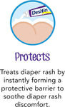 Desitin Maximum Strength Baby Diaper Rash Cream 40% Zinc Oxide Hypoallergenic Paste