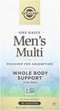 Solgar One Daily Men's Multivitamin Whole Body Support Highly Absorbable Capsules