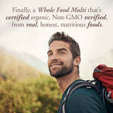 Organic Whole Food Multivitamin for Men with Vitamin C Zinc B12 D3 Vegan