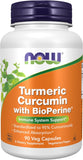 NOW Supplements Turmeric Curcumin with BioPerine for Enhanced Absorption Immune Support