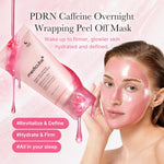 Medicube PDRN Caffeine Overnight Wrapping Peel Off Facial Mask Firming Depuffing Hydration