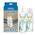 Dr. Brown's Anti-Colic Narrow Glass Bottle Set for Babies