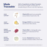 Ritual Multivitamin for Women 18+ with Vitamin D3 Immune Support Vegan Omega 3 DHA