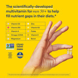 Ritual Multivitamin for Men 50+, Vegan Immune Support with Zinc Vitamin A D3 Omega-3 DHA