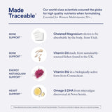 Ritual Vegan Multivitamin for Women 50+ With Vitamin D3, K2, Magnesium, Omega-3 DHA and B12