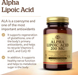 Solgar Alpha Lipoic Acid 200mg