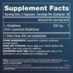 Liposomal Glutathione 500mg