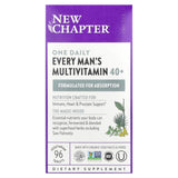 New Chapter One Daily Every Man's Multivitamin 40+ with Fermented Superfood Herbs, 96 Vegetarian Tablets