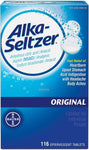 Alka Seltzer 116 Effervescent Tablets, Super Saver Pack for Anti Hangover, Heartburn, Acidity and Hangover Relief (Perfect for Wedding Kits)