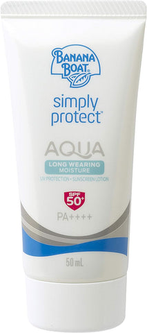 Banana Boat Simply Protect Aqua Long Wearing Moisture UV Protection Sunscreen Lotion SPF50+ PA++++, 50ml