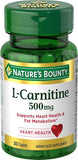 Nature’s Bounty® L-Carnitine 500 mg , 30 Caplets