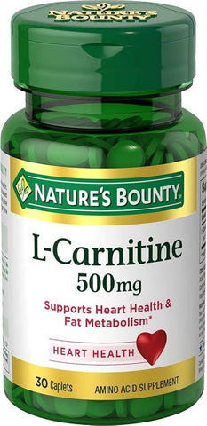 Nature’s Bounty® L-Carnitine 500 mg , 30 Caplets