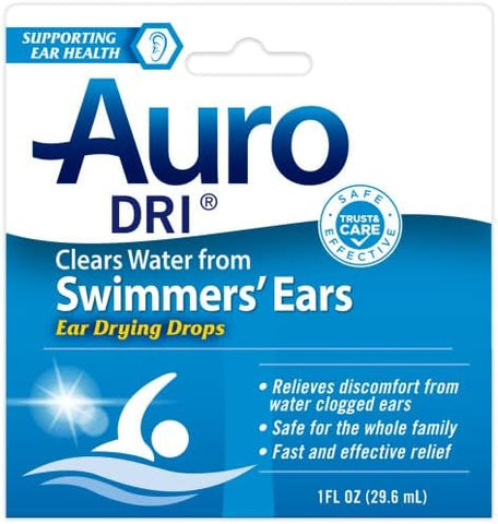 Auro Dri Swimmer's Ear Drying Drops, Fast Relief, 1 fl oz. (Pack of 1)