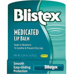 Blistex Medicated Lip Balm with SPF 15 for Dryness, Chapping and Soothes Irritated Lips, 0.15oz