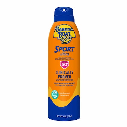 Banana Boat Sport Ultra Sunscreen Spray Spf 50 | Clinically Proven | UVA/UVB Protection | Water resistance 80min | 170gm