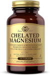 Solgar Chelated Magnesium, 100 Tablets - Patented, Highly Absorbable Form - Supports Nerve & Muscle Function - Promotes Healthy Bones - Non-GMO, Vegan, Gluten Free, Dairy Free, Kosher - 25 Servings