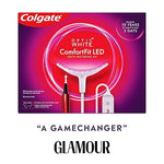 Colgate Optic White ComfortFit Teeth Whitening Kit with LED Light and Whitening Pen, LED Teeth Whitening Kit, Enamel Safe, Works with iPhone and Android