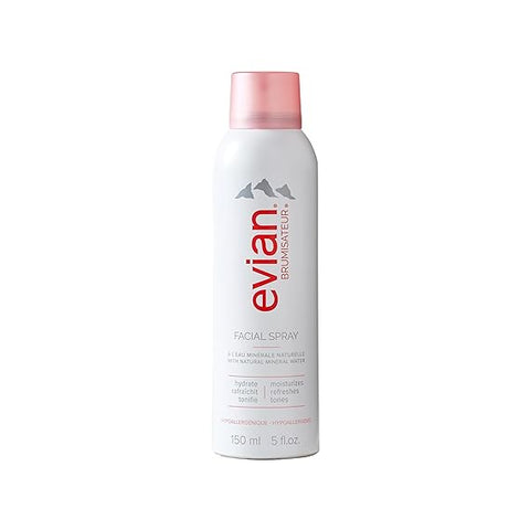Evian Natural Mineral Water Facial Spray Trio, 50 ml Travel Size